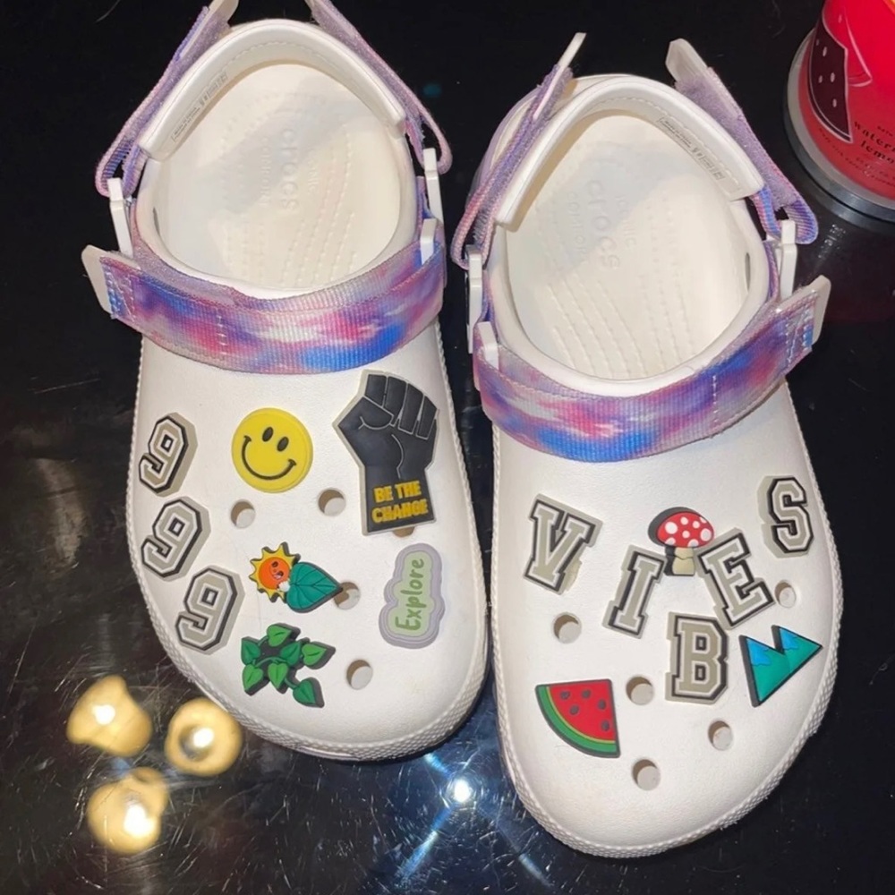 Tyedye Hiker Crocs